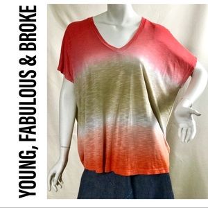 YFB Ombré Oversized Soft Top - Size S